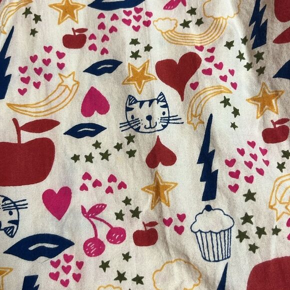 Happy by Pink Chicken Kitty Cat and Hearts Print Dress, size 10Y - Picture 2 of 7